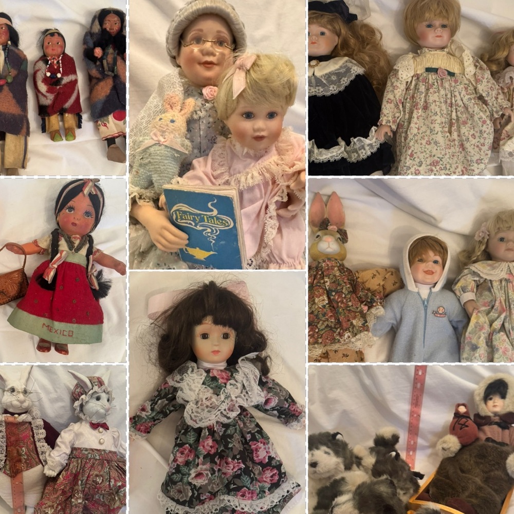 Assorted Porcelain Dolls